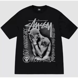 Stussy x Metalheadz 30th Anniversary Tee Black • NWT • Large